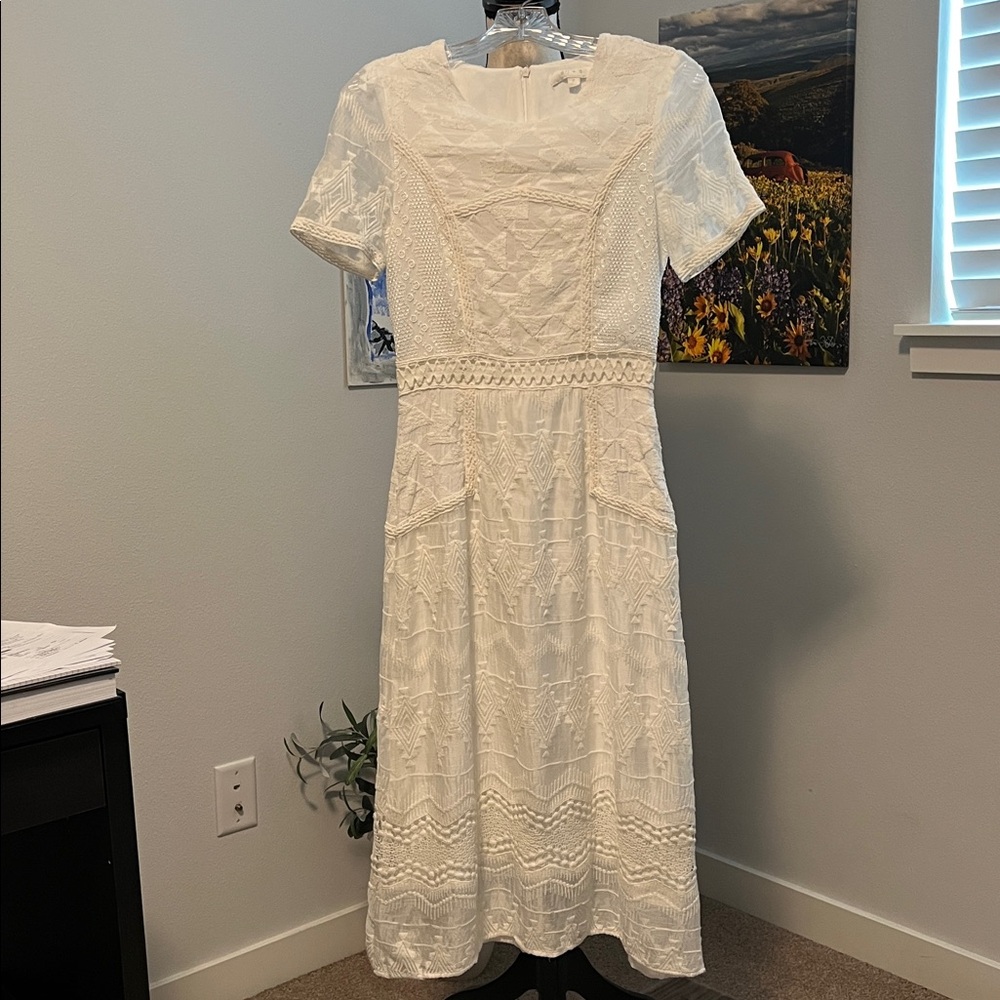 Anthropologie Eri + Ali Lace Midi